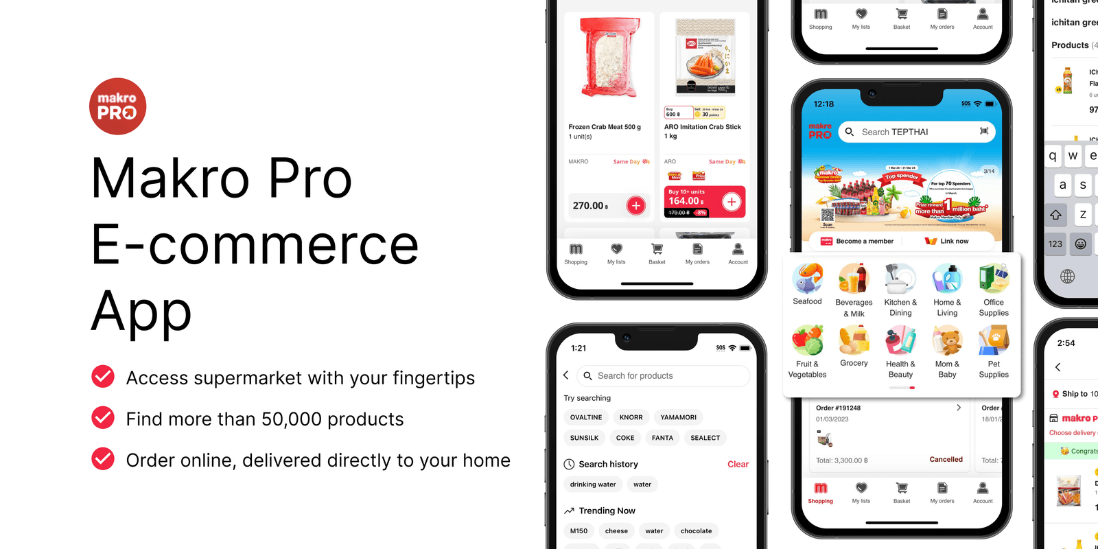 Makro Pro app screens