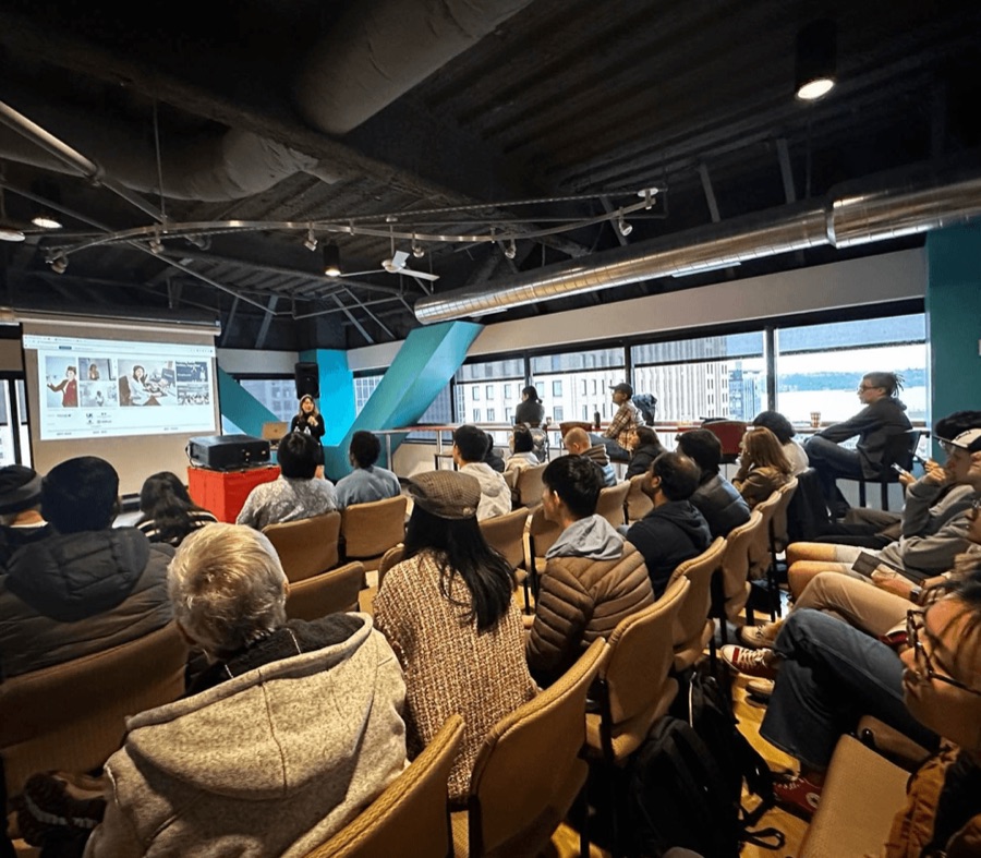 Talk on designer–developer collaboration at Google DevFest Seattle